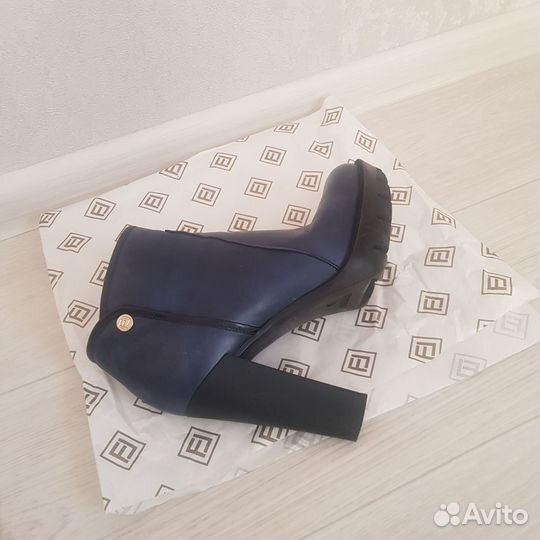 Ботильоны натуральная кожа 40 италия