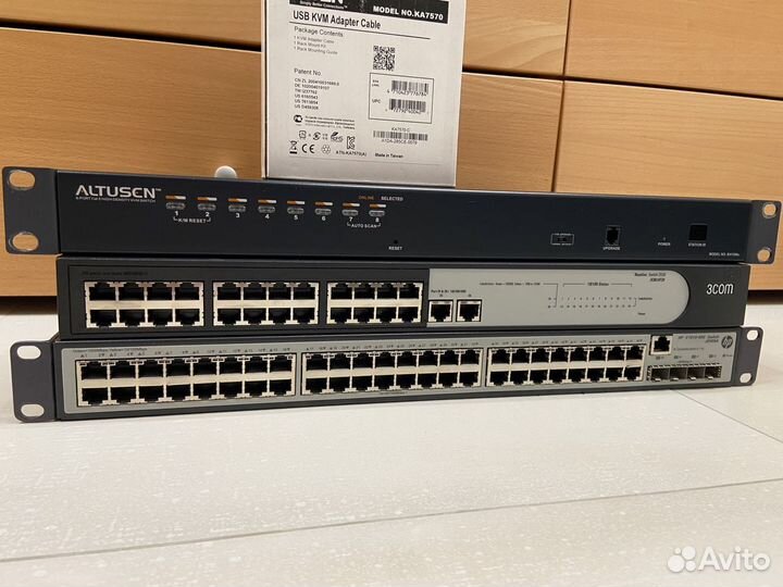 Коммутатор HP блок розеток для шкафа