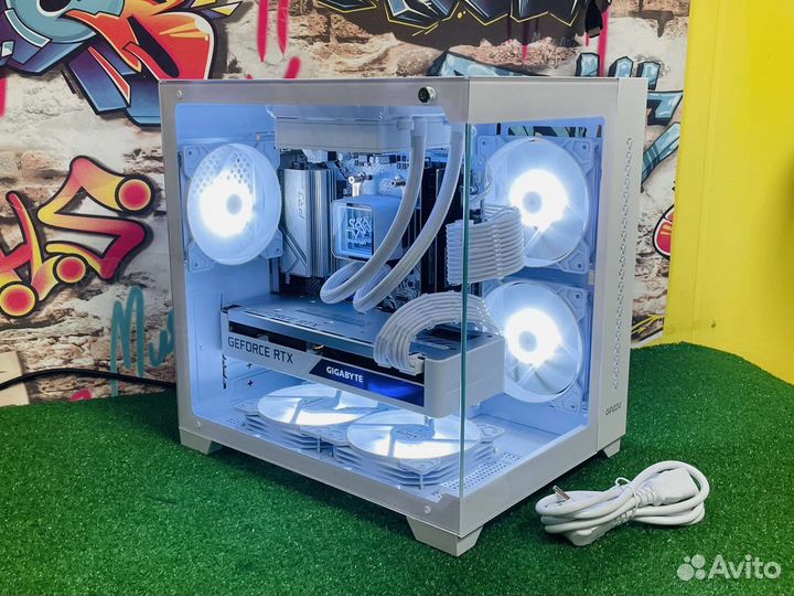 Белый пк Ryzen 7 5700x/32Gb/RTX 3070