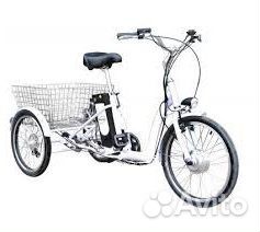 Электровелосипед трехколесный