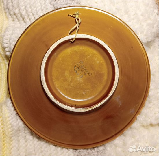 Настенная декоративная тарелка Вишня зик Конаково