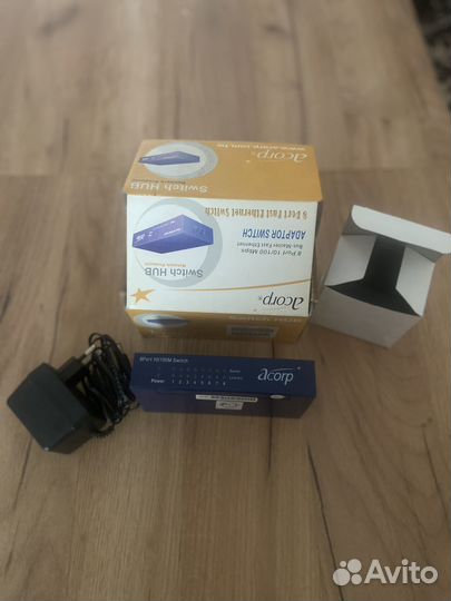 Сетевой коммутатор 8 портов