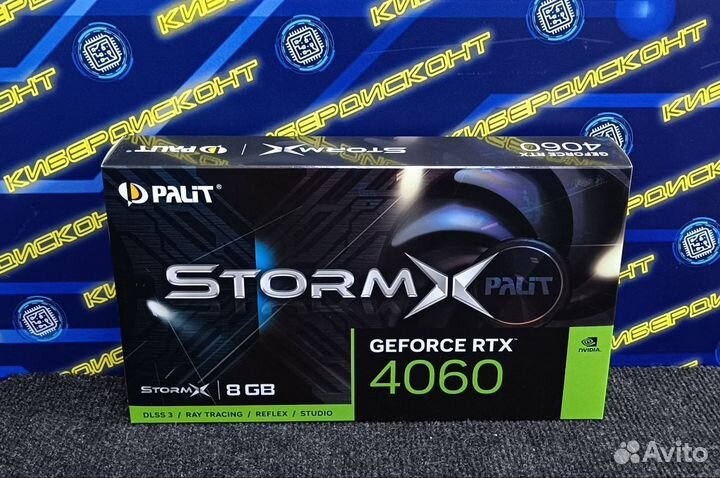 Видеокарта Palit GeForce RTX 4060 StormX 8GB