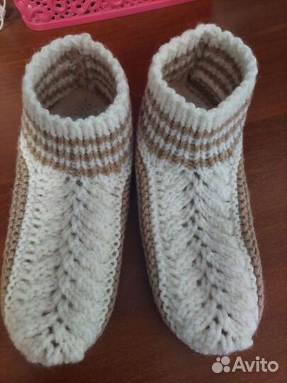 Вязанные следки женские