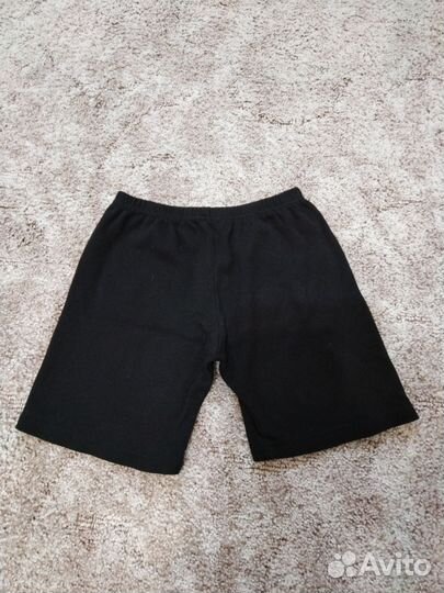 Шорты чёрные рост 116 и 134