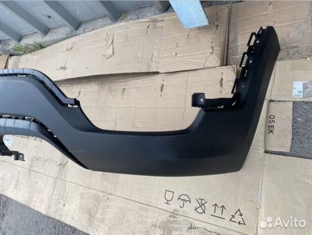 Юбка заднего бампера Kia Rio 4 X-Line FB 2017