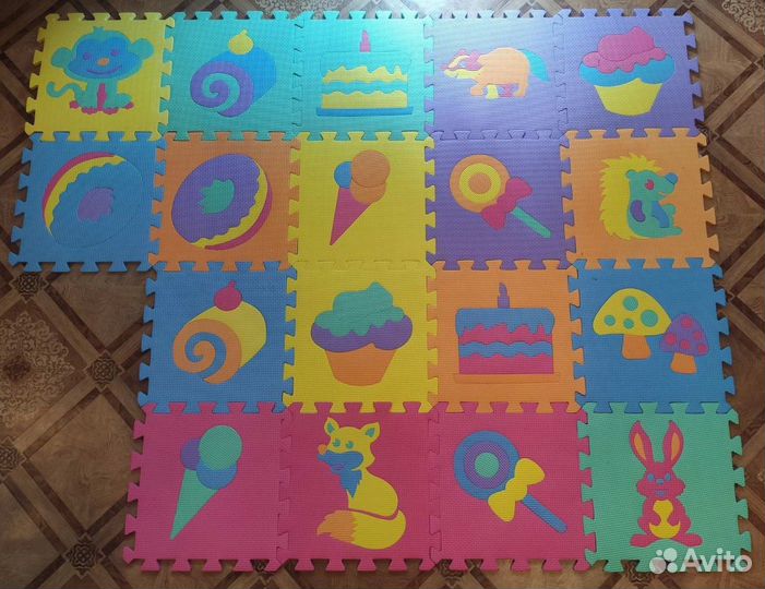 Продам коврик пазлы детский, орто коврики