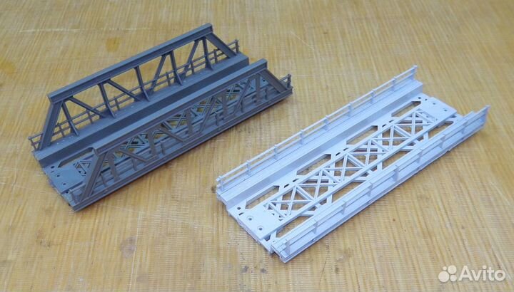 Модель ж.д. Мост, стенка масштаб 1/87
