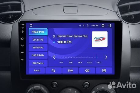 Mazda 2 DE 2007-2014 магнитола Android с камерой