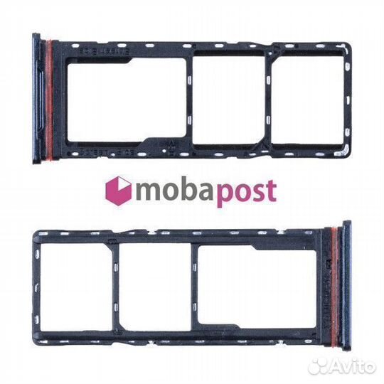 Sim лоток для Infinix SMART 6 Черный