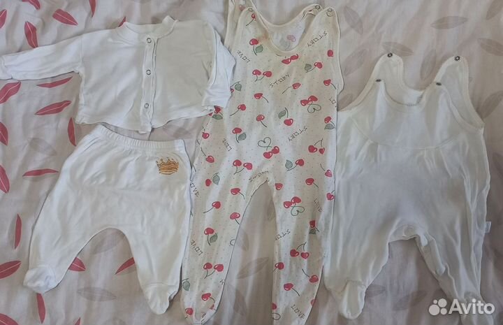 Пакет детских вещей 0-6 мес