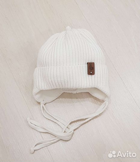 Шапка для новорожденного зима