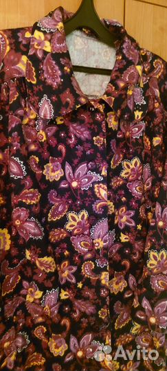 Халат фланелевый 54