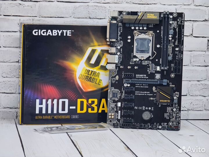 Материнская Плата 1151 Gigabyte GA-H110-D3A rev:1