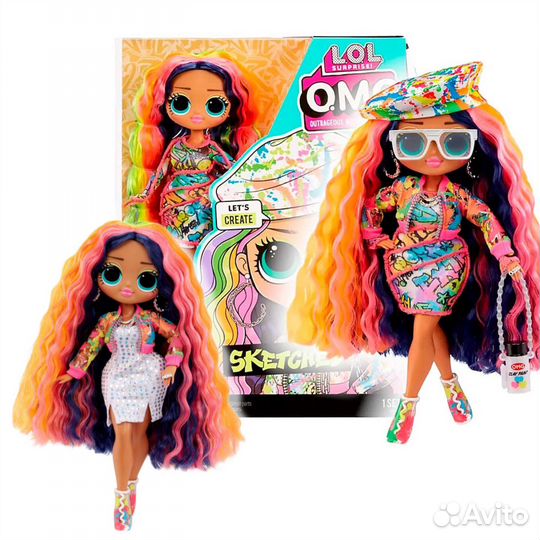 Кукла LOL Surprise OMG Sketches, художница