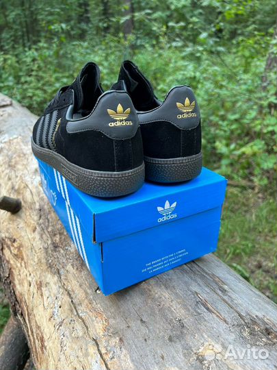 Adidas munchen all black замшевые 42