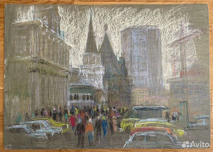 Картина городской пейзаж