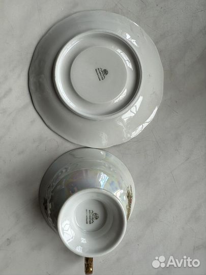 Сервиз чайный Мадонна Винтаж Wabrzych Poland