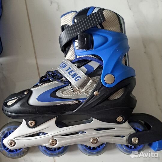 Роликовые коньки детские раздвижные 33 36