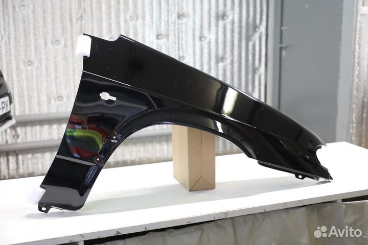 Крыло правое Ваз 2114 2115 цвет черный 665 космос