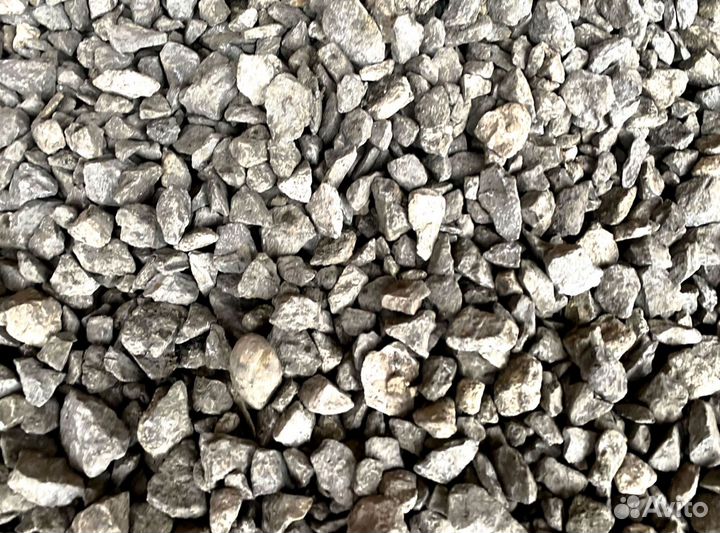 Щебень, Песок