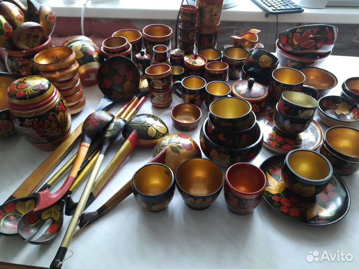 Посуда хохлома