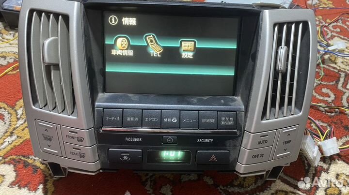 Монитор Toyota harrier