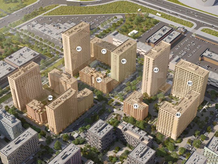 1-к. квартира, 38,4 м², 4/25 эт.