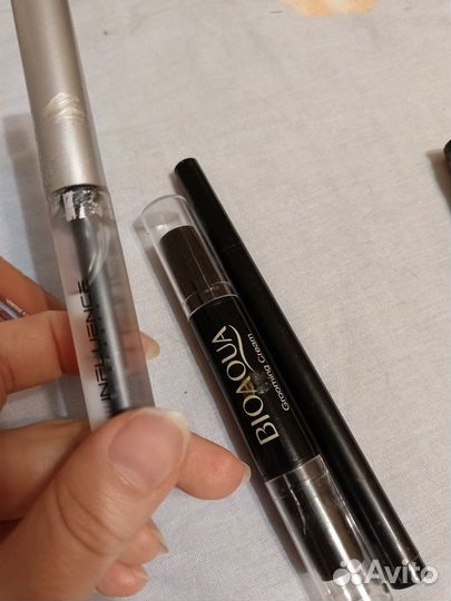 Тушь, гель для бровей, подводка,контуринг/консилер