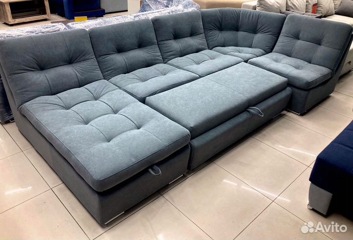 Диван угловой буквой П