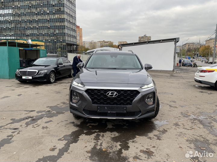 Hyundai Santa Fe 2.0 AT, 2018, 180 000 км