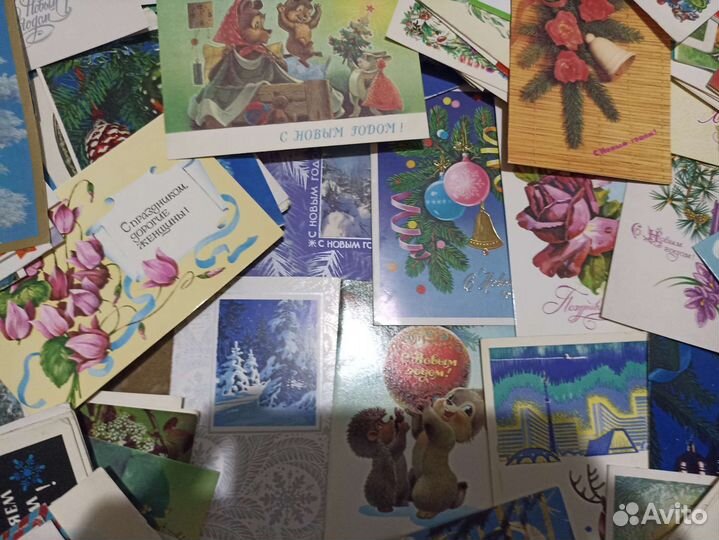 Открытки СССР с 1966 по 1990