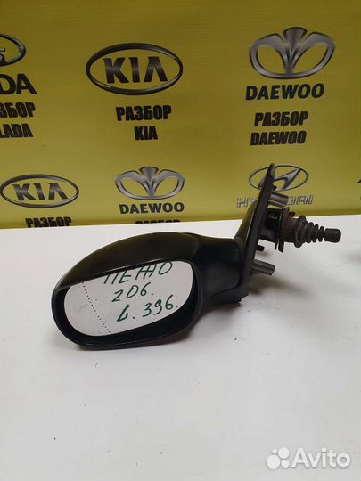 Зеркало левое peugeot 206-396