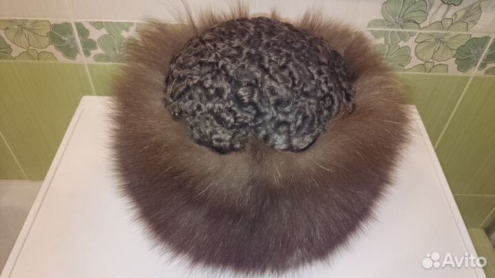 Шапка Песцовая Зимняя Женская 57 -58