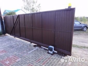 Откатные ворота под ключ