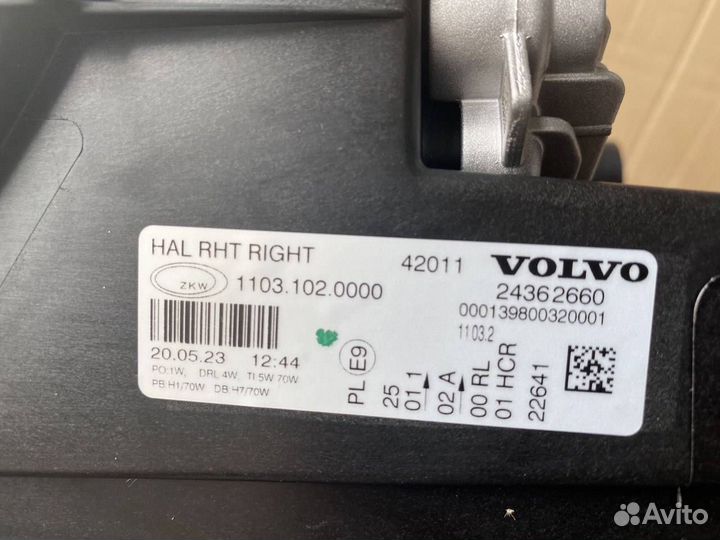Фара правая Volvo FH5 24362660