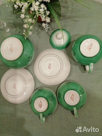 Части сервиза Дулево