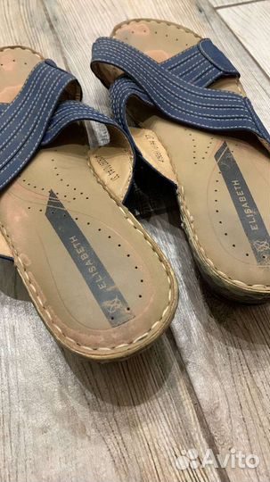 Шлепанцы кожаные обувь медицинская женская