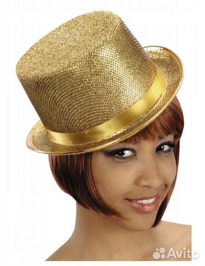 Шляпа золотистая