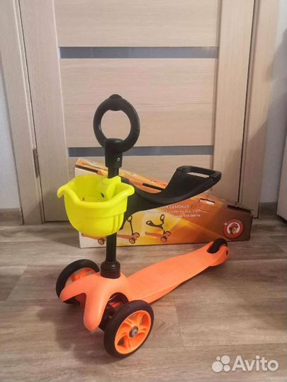 Самокат трехколесный 3 в 1