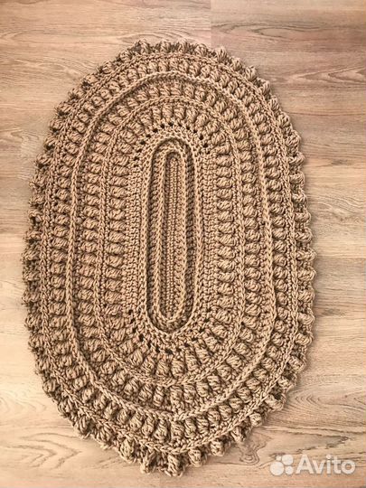 Ковер ручная работа (полиэфирный шнур)