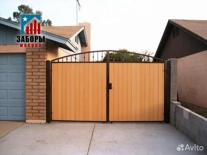 Распашные ворота от изготовителя