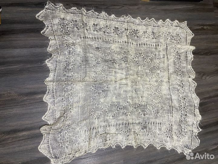 Пуховый платок винтаж