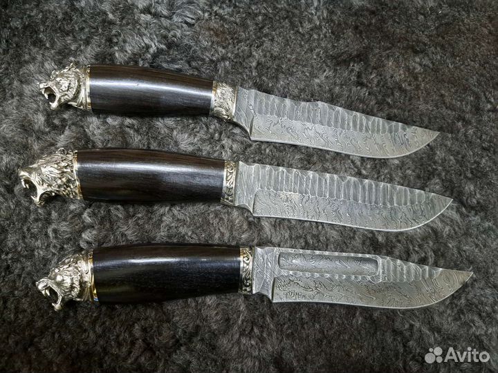 Нож из дамасской стали
