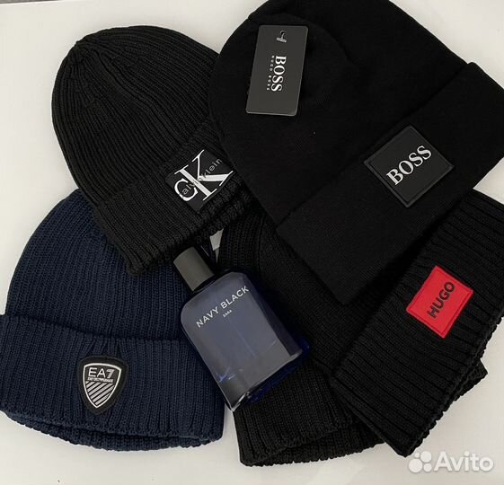 Шапки Boss, Calvin Klein, Tommy Hilfiger, EA33