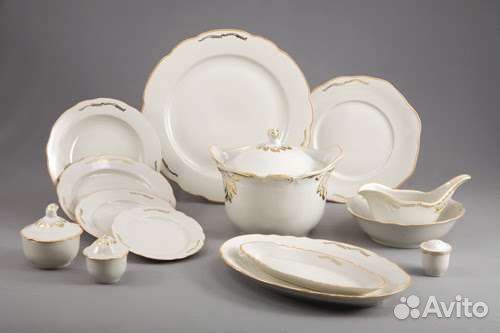 Сервиз столовый на 12 персон. Новый Дулево 2006г