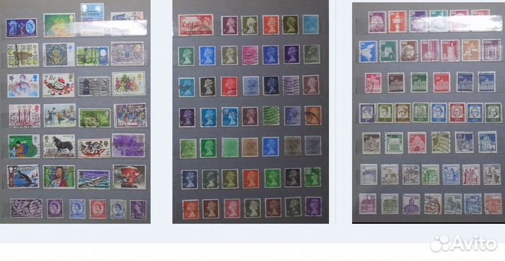 Альбом и 650 марок из 12 стран (смотрим видео)