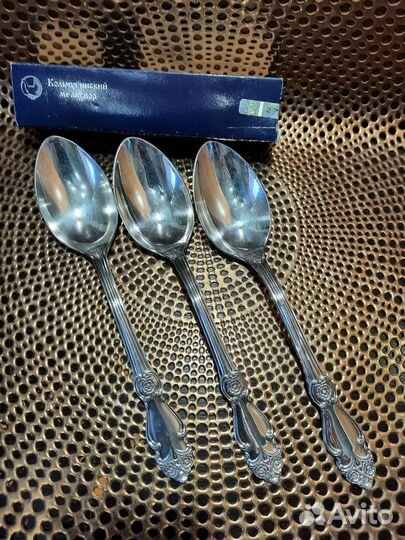 Ложки столовые мельхиоровые с серебрением