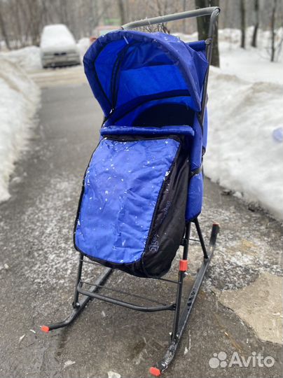 Детские санки с колесами