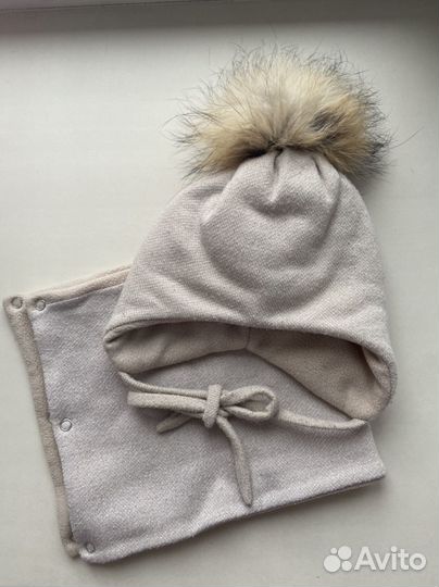 Комплект шапка, шарф